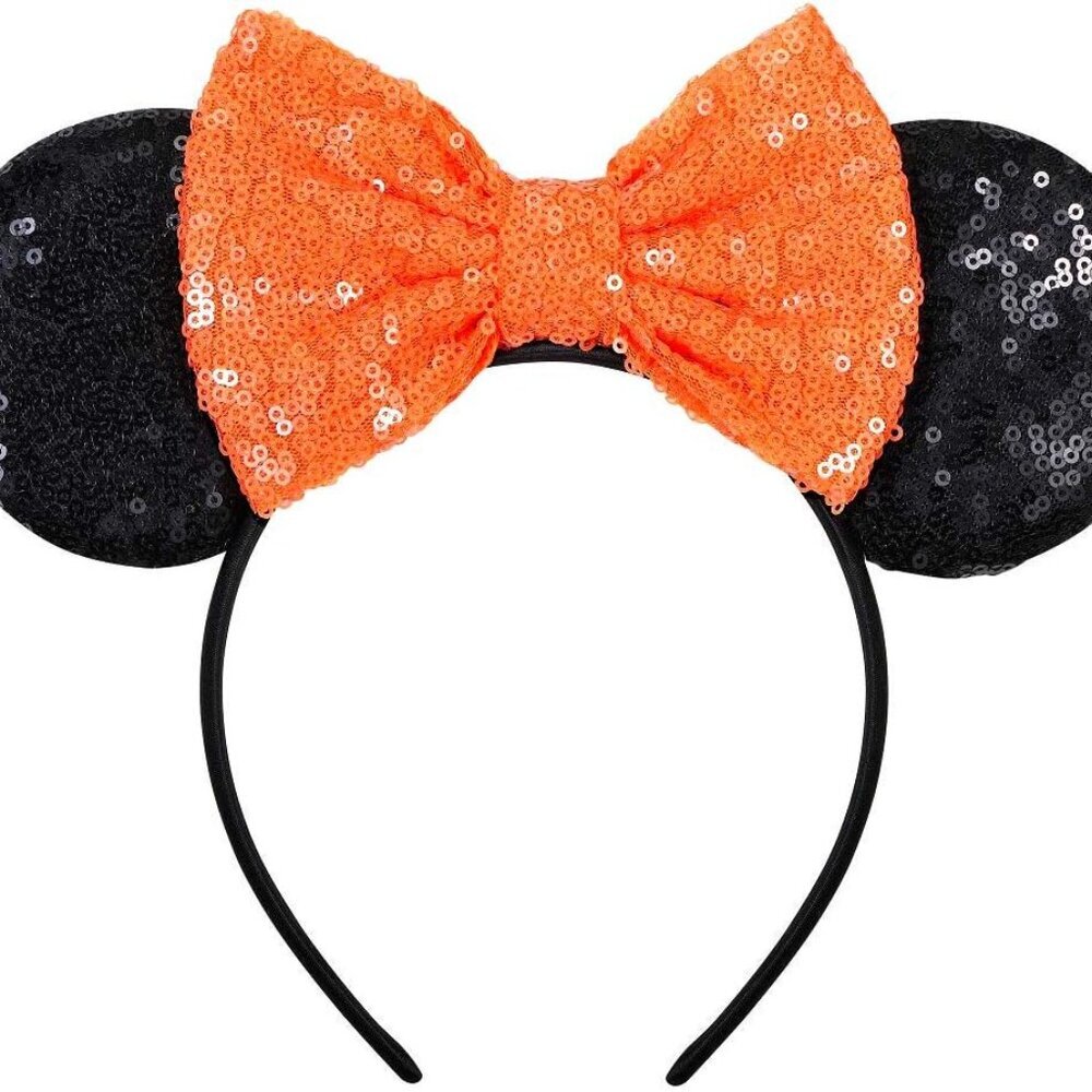 Mouse Ears, Sequin Mouse Ears Headband for Girls Women Halloween Birthday Party
